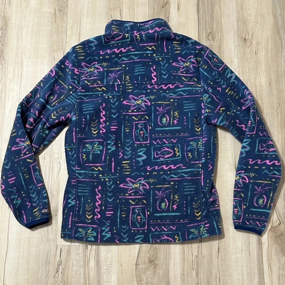 Chubbies Fleece Pullover Jacket Adult Medium 1/4 Zip Pullover‎ Fast Shipping